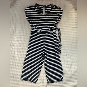 Black and white jumpsuit